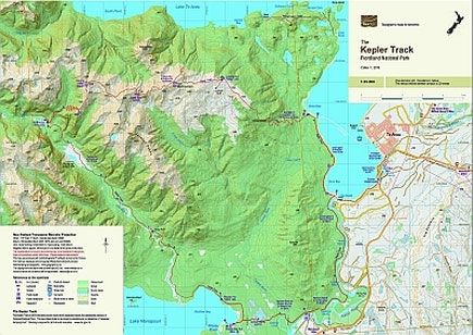 Kepler Track Topographic Map (3rd Edition) by New Topo (2015)