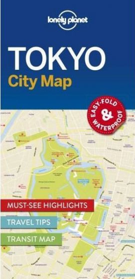 Tokyo City Map (1st Edition) by Lonely Planet (2016)