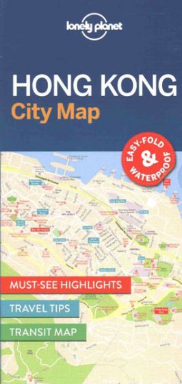 Hong Kong City Map (1st Edition) by Lonely Planet (2016)