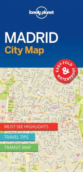 Lonely Planet Madrid City Map (1st Edition) (2017)