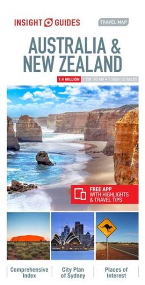 Insight Travel Map Australia & New Zealand (5th Edition) by Insight Guides (2017)