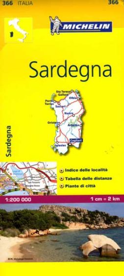 Michelin Sardinia (11th Edition) Road Atlas by Michelin