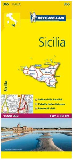 Sicily Road Map 365 by Michelin (2022)