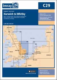 Nautical Chart C29 Harwich to Whitby by Imray (2016)