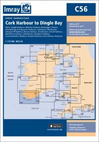 Nautical Chart C56 Cork Harbour to Dingle Bay by Imray (2017)