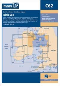 Nautical Chart C62 Irish Sea by Imray (2016)