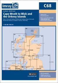 Nautical Chart C68 Cape Wrath to Wick and the Orkney Islands by Imray (2017)