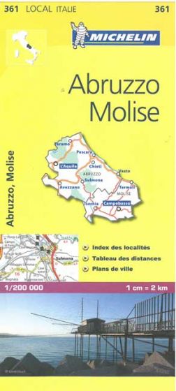 Michelin Abruzzo, Molise (7th Edition) Road Atlas by Michelin