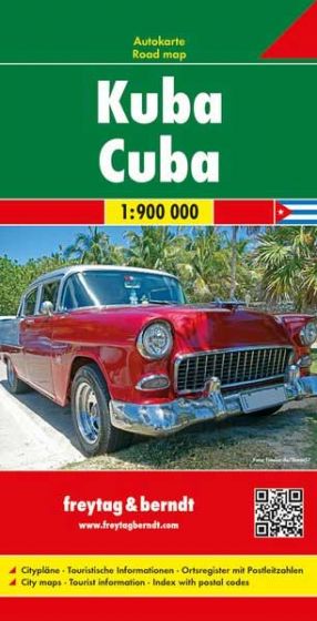 Cuba Road Atlas by Freytag & Berndt