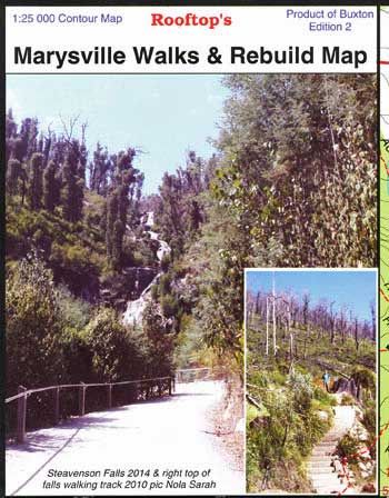 Marysville Walks and Rebuild Map (2nd Edition) by Rooftop Maps