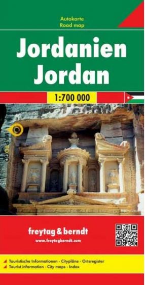 Jordan Road Map by Freytag & Berndt