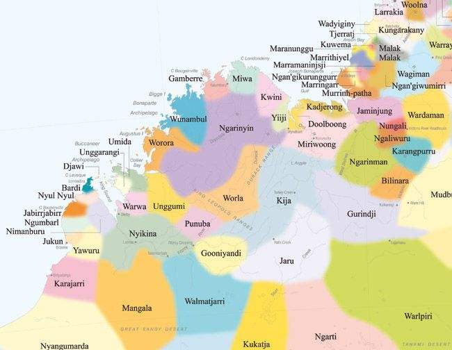 Buy The AIATSIS Large Wall Map of Indigenous Australia – The Chart ...