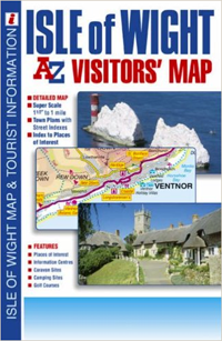 Isle of Wight Visitors` Road Map (31st Edition) by A-Z Maps (2010)
