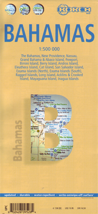 Bahamas Folded Travel Map (3rd Edition) by Borch Map (2007)