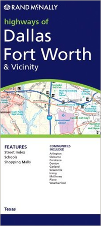 Dallas, Fort Worth & Vicinity: City Map by Rand McNally (2008)