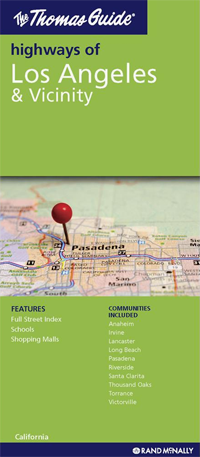Los Angeles & Vicinity: City Map by Rand McNally (2009)