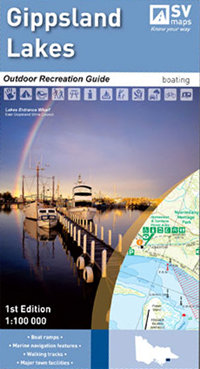Gippsland Lakes Outdoor Recreation Guide (1st Edition) by Spatial Vision (2009)