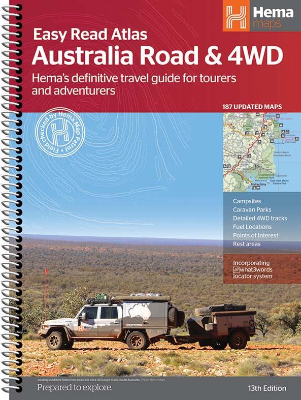 Hema Australia Road & 4WD Easy Read Atlas