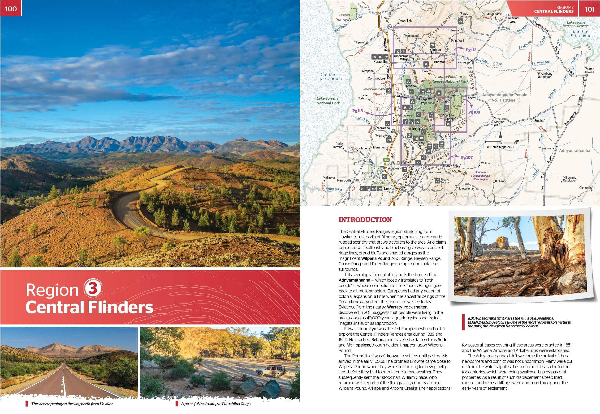 Buy Flinders Ranges Atlas & Guide by Hema Maps – The Chart & Map Shop
