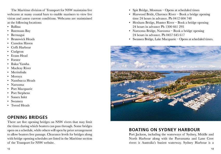 Buy Boating Guide to NSW Short Stays & Long Weekends The Chart & Map