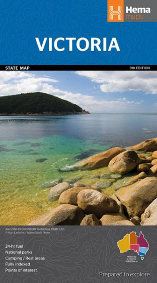 Victoria State Road Map (9th Edition) by Hema