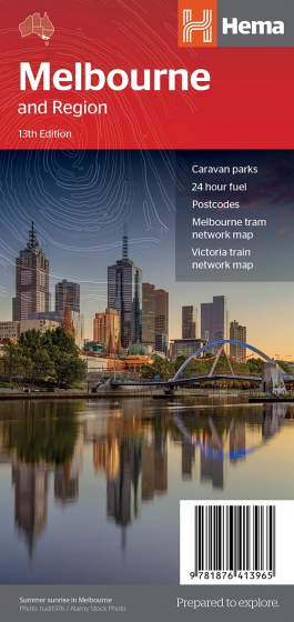 Hema Melbourne and Region (13th Edition) by Hema Maps